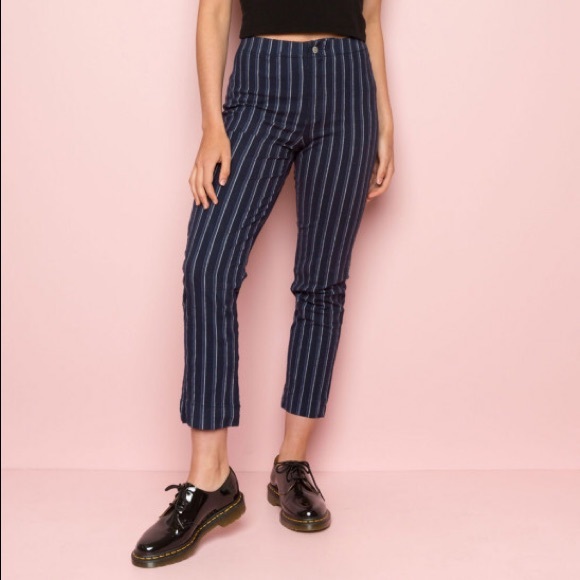 Brandy Melville Pants - Brandy Melville Navy Tilden Pants